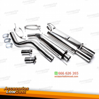 LÍNEA DE ESCAPE EN ACERO INOXIDABLE PARA OPEL AST