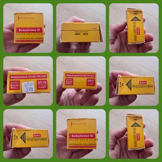 2 Cartucce per fotocamera regolare 8mm (non Super 8mm)