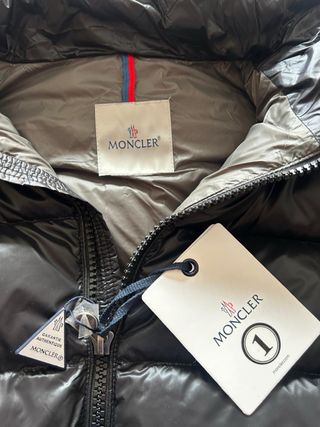 Chaqueta Moncler Negra Hombre Talla S