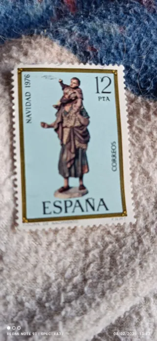 Sello España Navidad 1976