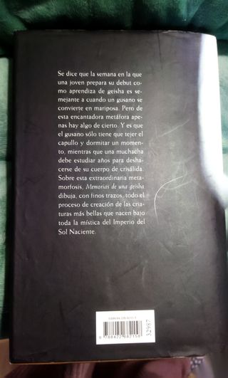 Libro: Memorias de una Geisha de Arthur Golden