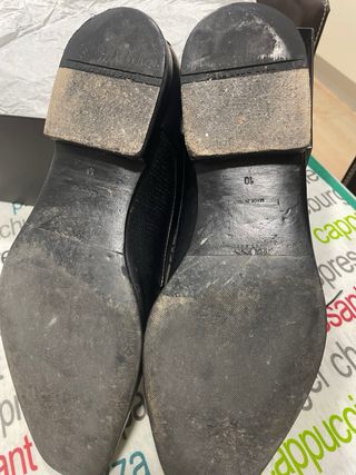 Zapatos de vestir negros piel caballero T45