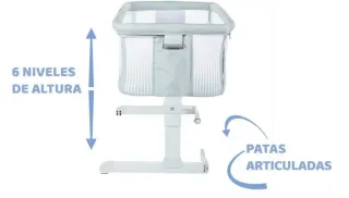 Minicuna Colecho Chicco Next2Me Air Gris