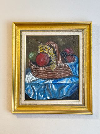 Naturaleza muerta óleo sobre lienzo