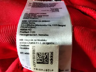 Chaqueta chándal Adidas roja