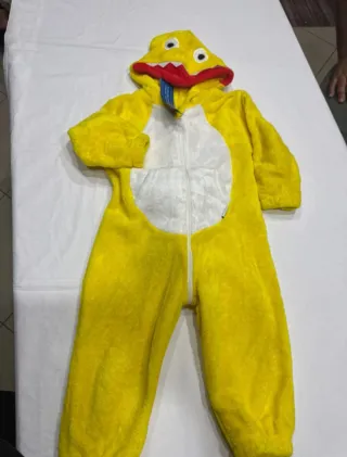 Costume squalo giallo 5 anni