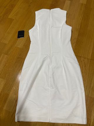 Vestido Zara Blanco Talla S