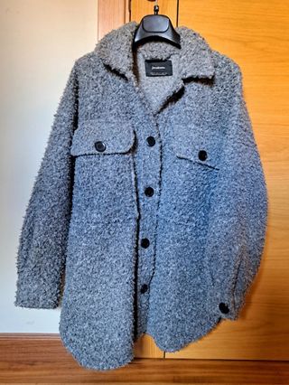 Abrigo gris oversize