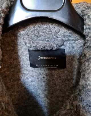 Abrigo gris oversize