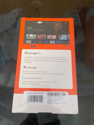 Xiaomi TV Box S 2ª Gen sin abrir PVP No negociable