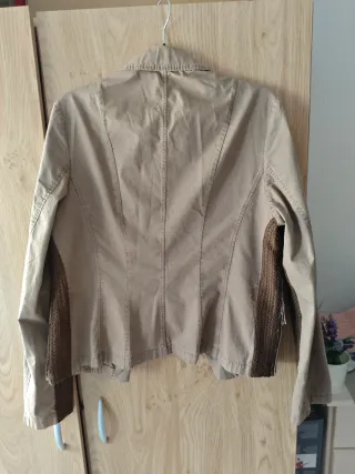 Chaqueta Mujer Vintage Caramelo Beige/Marrón