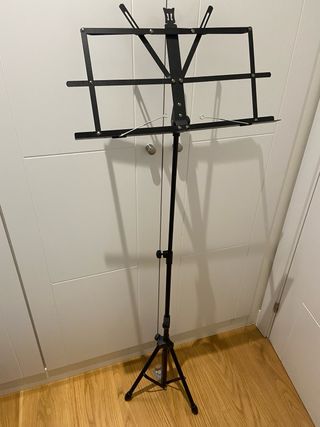Atril para partituras negro