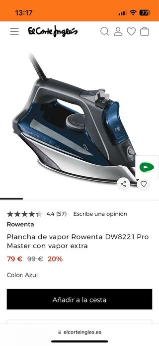 Plancha Rowenta Pro Master 2800W