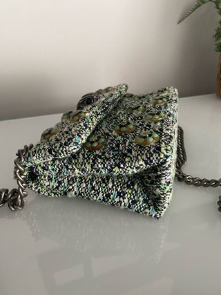 Bolso Kurt Geiger verde y multicolor