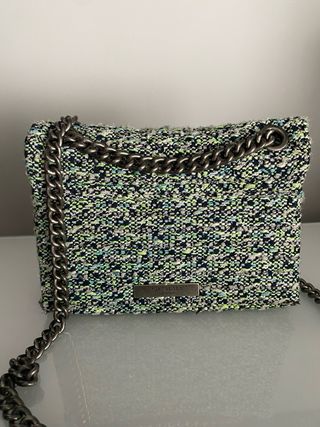 Bolso Kurt Geiger verde y multicolor
