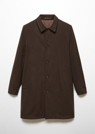 Trench reversible Mango marrón