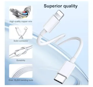 Caricatore iPhone 20W con cavo USB-C da 2M