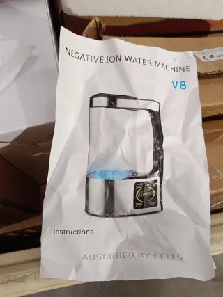 Generador de Agua de Hidrógeno 2L
