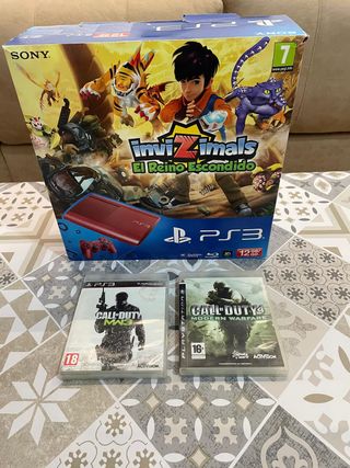 PS3 Slim Roja Edición Invizimals