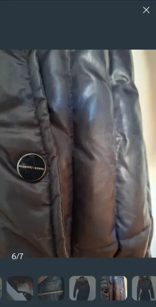 Parka plumas Roberto Verino Negra con Capucha