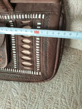Bolso artesanal marroquí de cuero