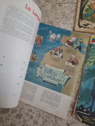 Revistas antiguas tricolor