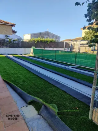 Césped artificial reciclado