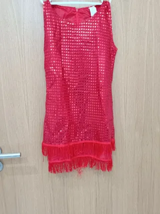 Disfraz Charleston Rojo Niña