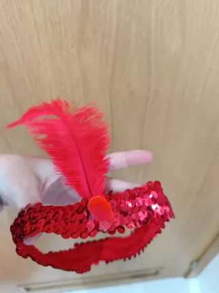 Disfraz Charleston Rojo Niña