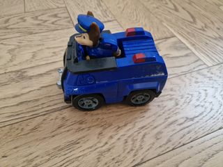 Coche Patrulla Canina Azul y muñeco