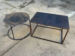 Mesas metálicas de diseño