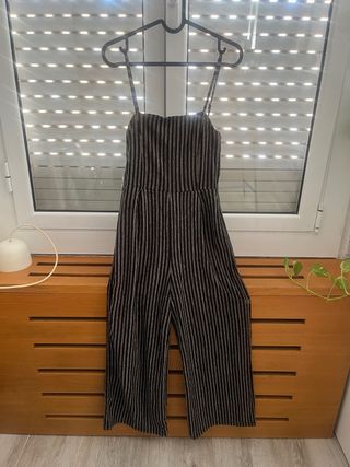 Mono rayas negro y plateado