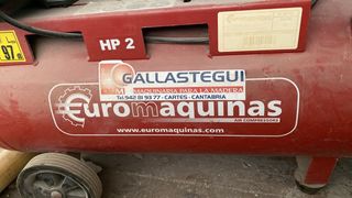 Compresor 50L 2HP Euromaquinas Gallastegui