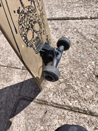 Skate Oxelo con diseño dorado