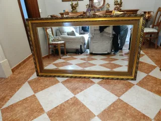 Espejo Vintage Retro Coleccionismo Abstracto