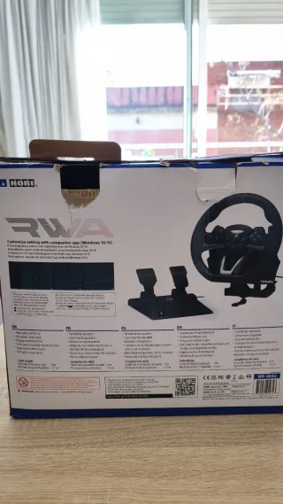 Volante HORI RWA PS4/PS5/PC + Pedales