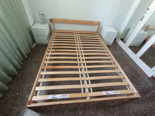 Cama Ikea Neiden 200x140cm Madera Pino