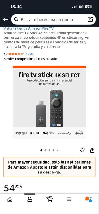 Amazon Fire TV Stick 4K Nuevo