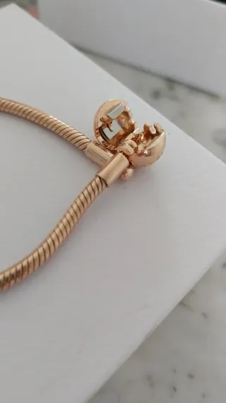 Pulsera Pandora Talla 17 Oro