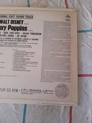 LP Mary Poppins (Original Cast Soundtrack) CLP1794