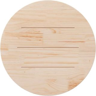 Tablero de mesa redondo de madera