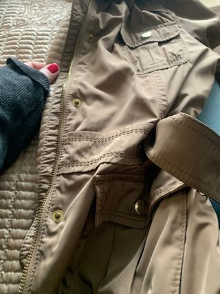 Sahariana Zara Marrón Mujer