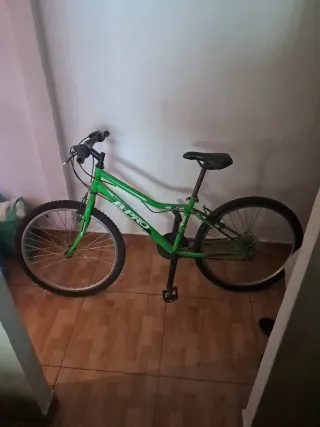 Bicicleta Montaña Talla 24 Verde