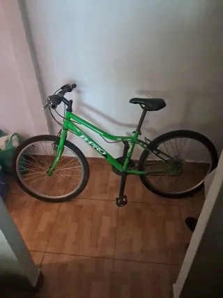Bicicleta Montaña Talla 24 Verde