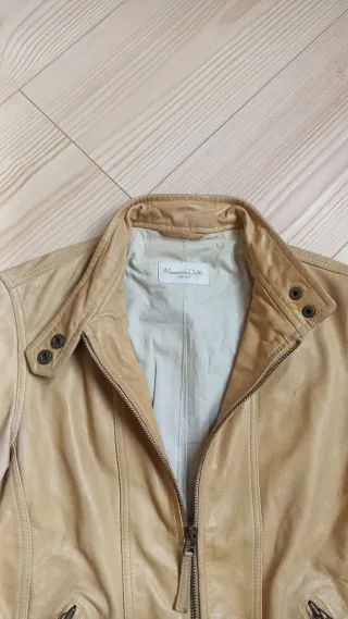 Chaqueta Piel Mujer Massimo Dutti Talla L
