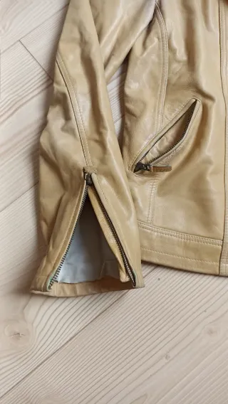 Chaqueta Piel Mujer Massimo Dutti Talla L