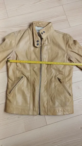 Chaqueta Piel Mujer Massimo Dutti Talla L