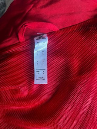 Chaqueta Adidas Climalite Roja y Negra