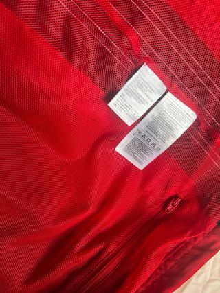 Chaqueta Adidas Climalite Roja y Negra