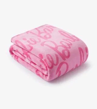 Manta Barbie Rosa 130x170cm nuevo